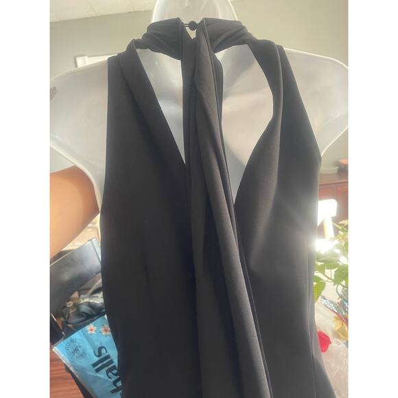 NEW Halston Heritage Tailored Scarf Jumpsui - Picture 11 of 16